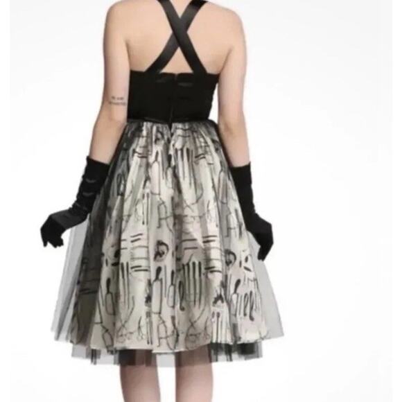 American Horror Story Hot Topic Asylum Satin Dr Witchy Halloween Party Dress S - Picture 2 of 4
